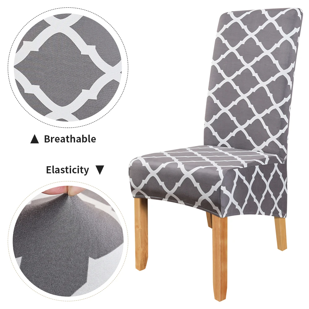 1/2/4/6pcs New Design Special Large Polyester Chair Cover Spandex XL Hight Back Seat Covers Dining Room Banquet | Дом и сад