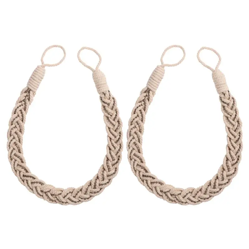 2 шт. ручная завязка занавес зажим Пряжка Holdback ткань драпировка Tiebacks окно