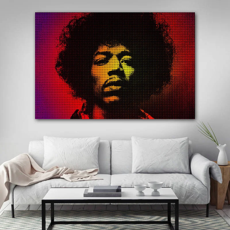 Плакаты с изображением музыкальной легенды электрогитары музыканта