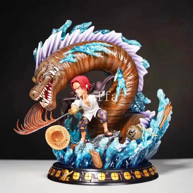 35 см аниме ONE PIECE Red Hair Shanks экшн фигурка японское Коллекционная модель
