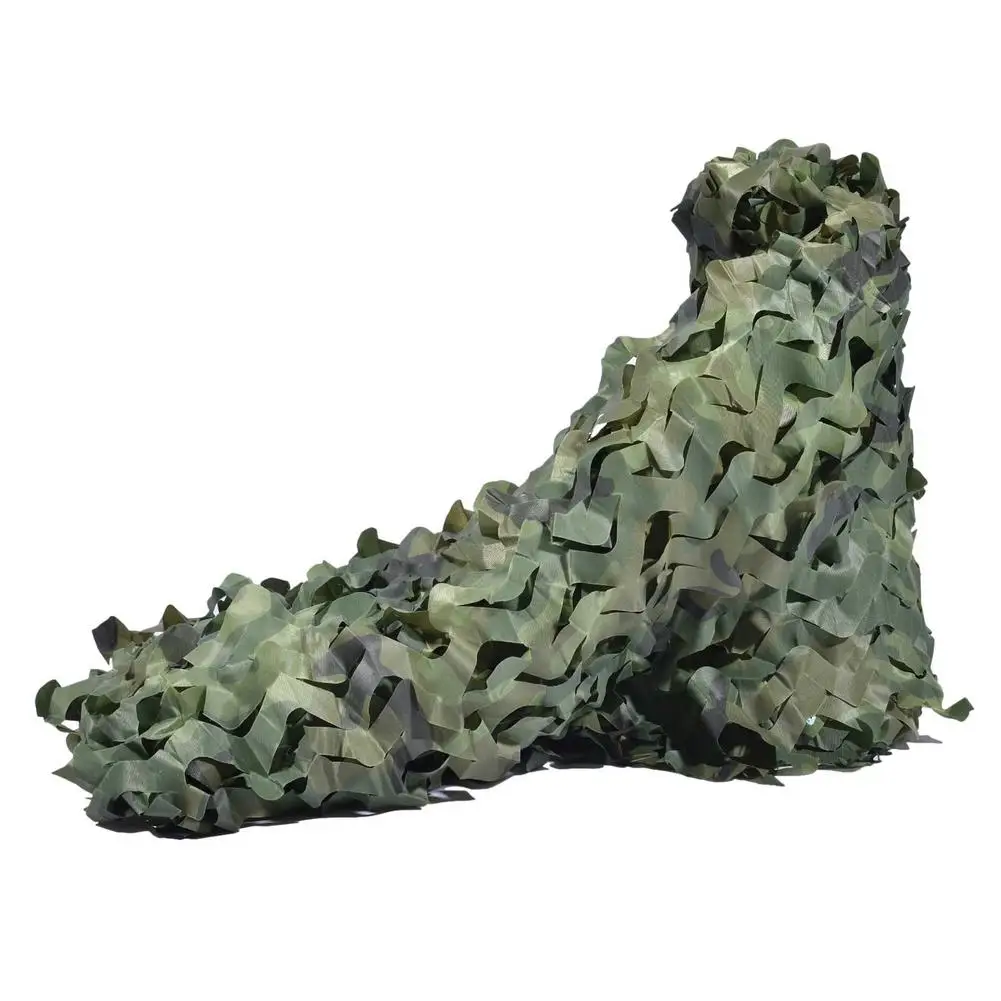 

Hunting Army Camo Netting Outdoor Jungle Camouflage Sunscreen Net Woodland Privacy Protection Mesh Forest Shade Tent 4x6m