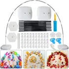 1 Набор держатель воздушных шаров напольная колонна-подставка для дня рождения вечерние воздушные шары цепь Настольный Шар АРКА наборы Аксессуары для воздушного шара Свадебный декор