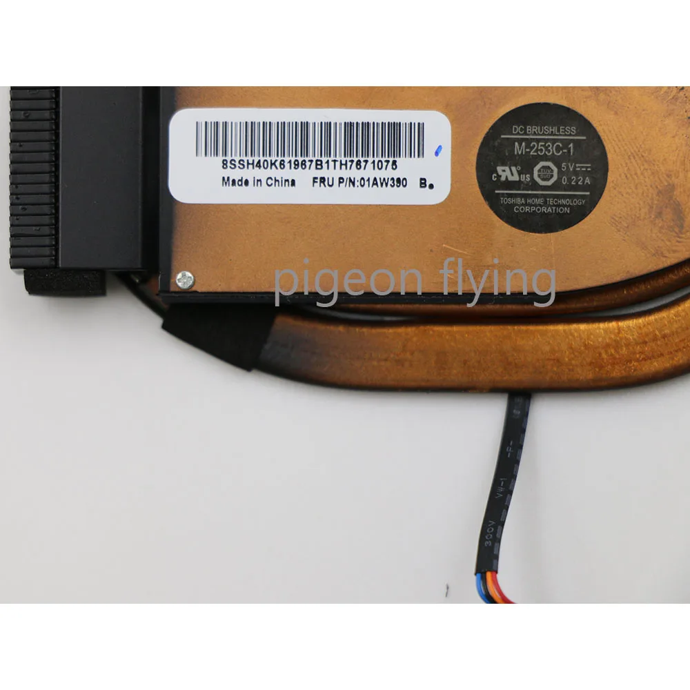 Вентилятор радиатора 20FW 20FX для ноутбука Thinkpad T460p FRU 01AW389 01AW390 P/N:SH40K61966E1 SH40K61967B1 100%