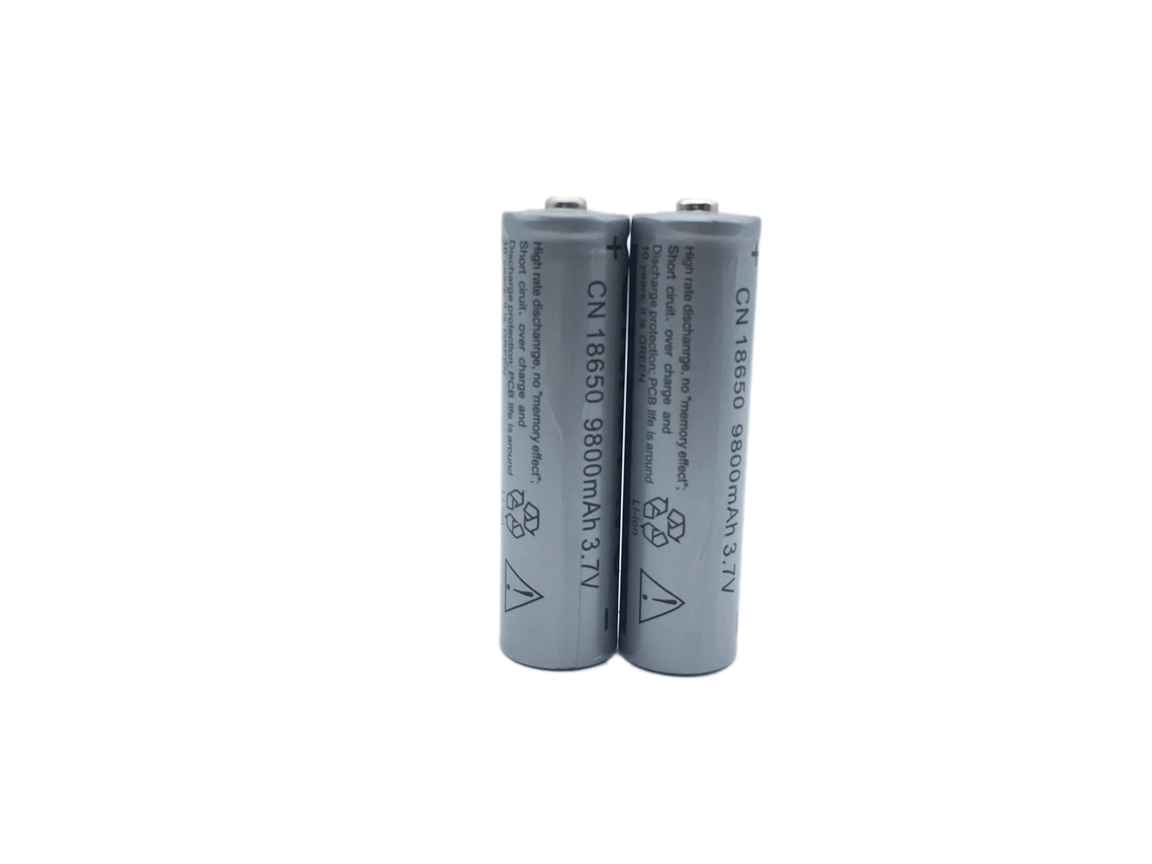 10 шт. серый CN 18650 9800mAh литиевая аккумуляторная батарея для фонарика 18650 Фонарь Батареи