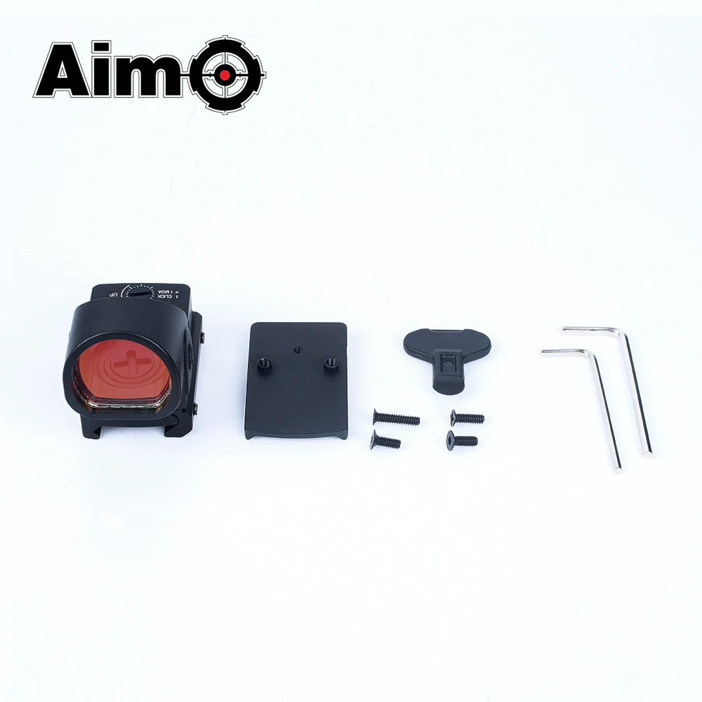

AIM-O Tactical Riflescope Mini SRO Red Dot Scope Sight Airsoft AO6010 Hunting Reflex Sight Scope Mounts & Accessories