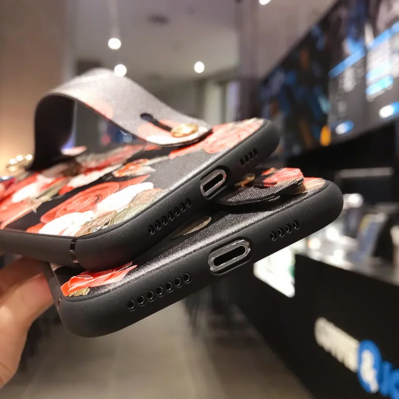 

Wrist Strap Soft TPU Phone Case For Huawei P20 P30 Lite P10 P Smart z Plus 2019 Mate 30 10 20 Pro Cases Ring Holder Cover Coque