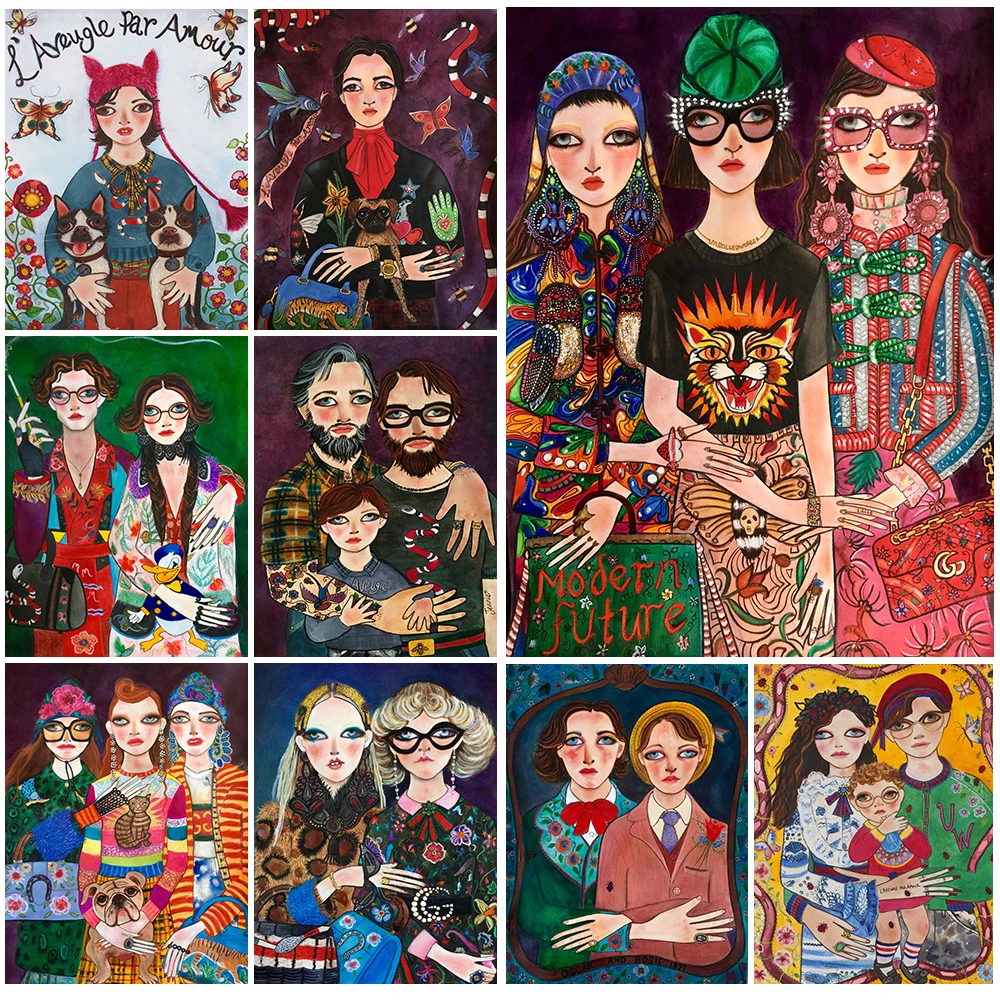 Модный постер в скандинавском стиле для девушек и женщин домашний декор