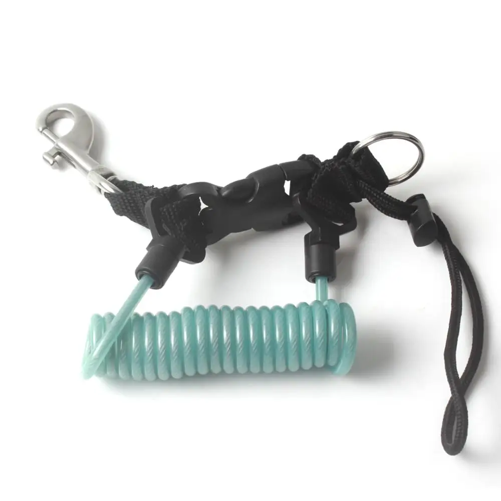 Jeely Дайвинг анти потеря спиральная пружинная катушка ремень безопасности