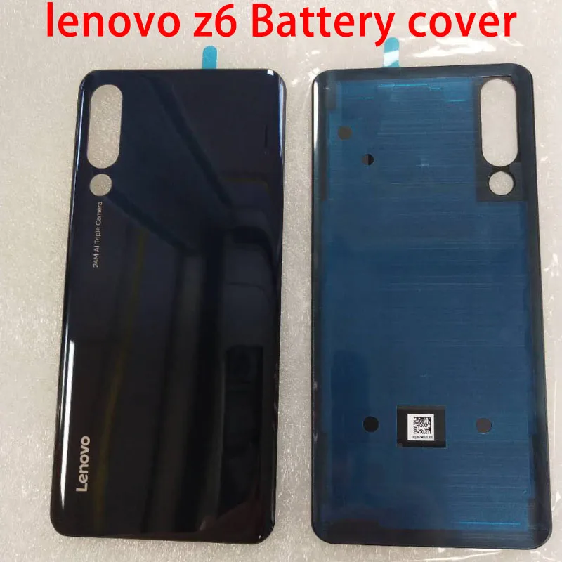 

100% Original New Best Glass Panel Back Battery Cover Housing Door Rear Case For Lenovo Z6 L78121 with Adhesive tape