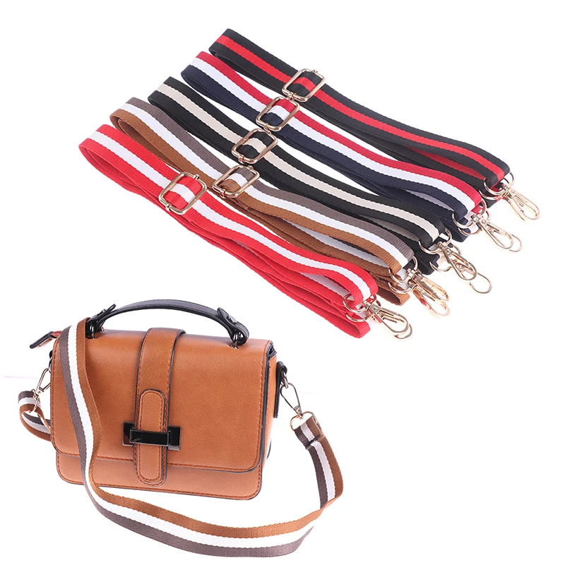 135cm Colored Belt Bags Gift Accessories For Women Rainbow Adjustable Strap Shoulder Hanger Handbag Straps Decorative Handle
