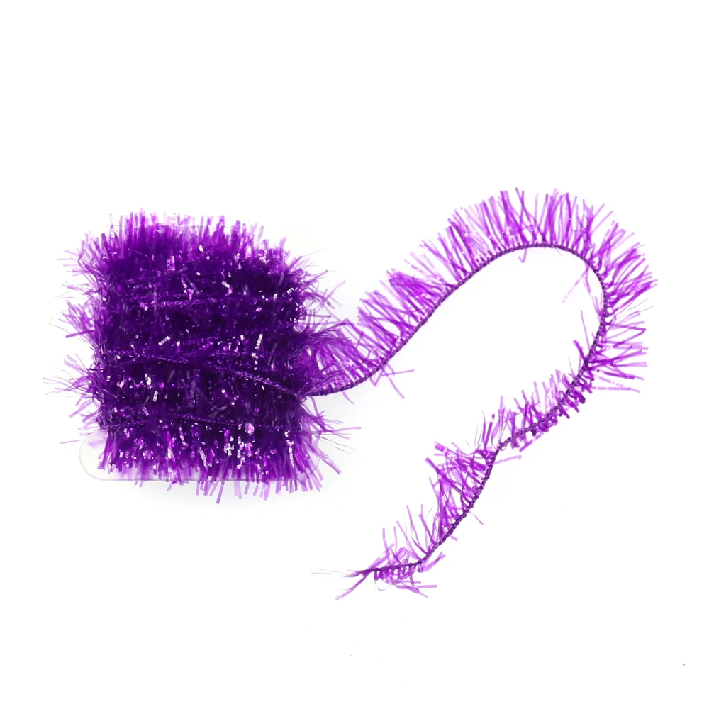 Bimoo 2 пакета 10 мм широкая кристальная мишура мигание для вязания мушек стремянки