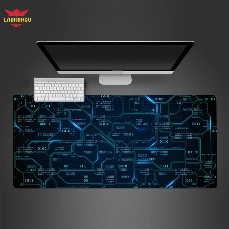 

Large Mouse Pad Desk Mat Gamer Mouse Mat XXL Extended Gaming Mousepad Circuit Board Technology Computer Pad Large Size Carpet XL