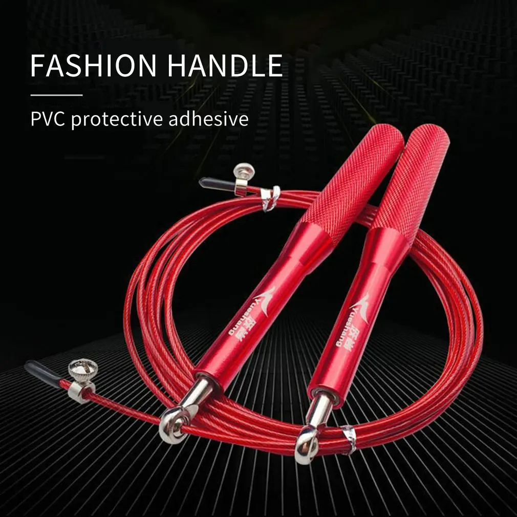 

Fitness crossfit speed jump rope professional jump rope boxing fitness jump workout training with spare cable bag Training