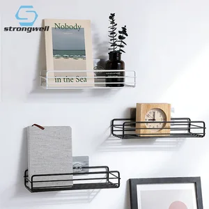 Strongwell Nordic многофункциональная железная стойка для хранения без пуха Кухня Туалет Ванная комната Vanity настенные подвесная полка украшение дома