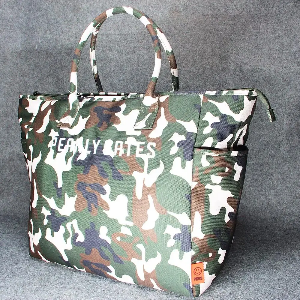 

Fashion Women Handbag Golf Clothing Bag Large Capacity Storage Package Camouflage Canvas Composite