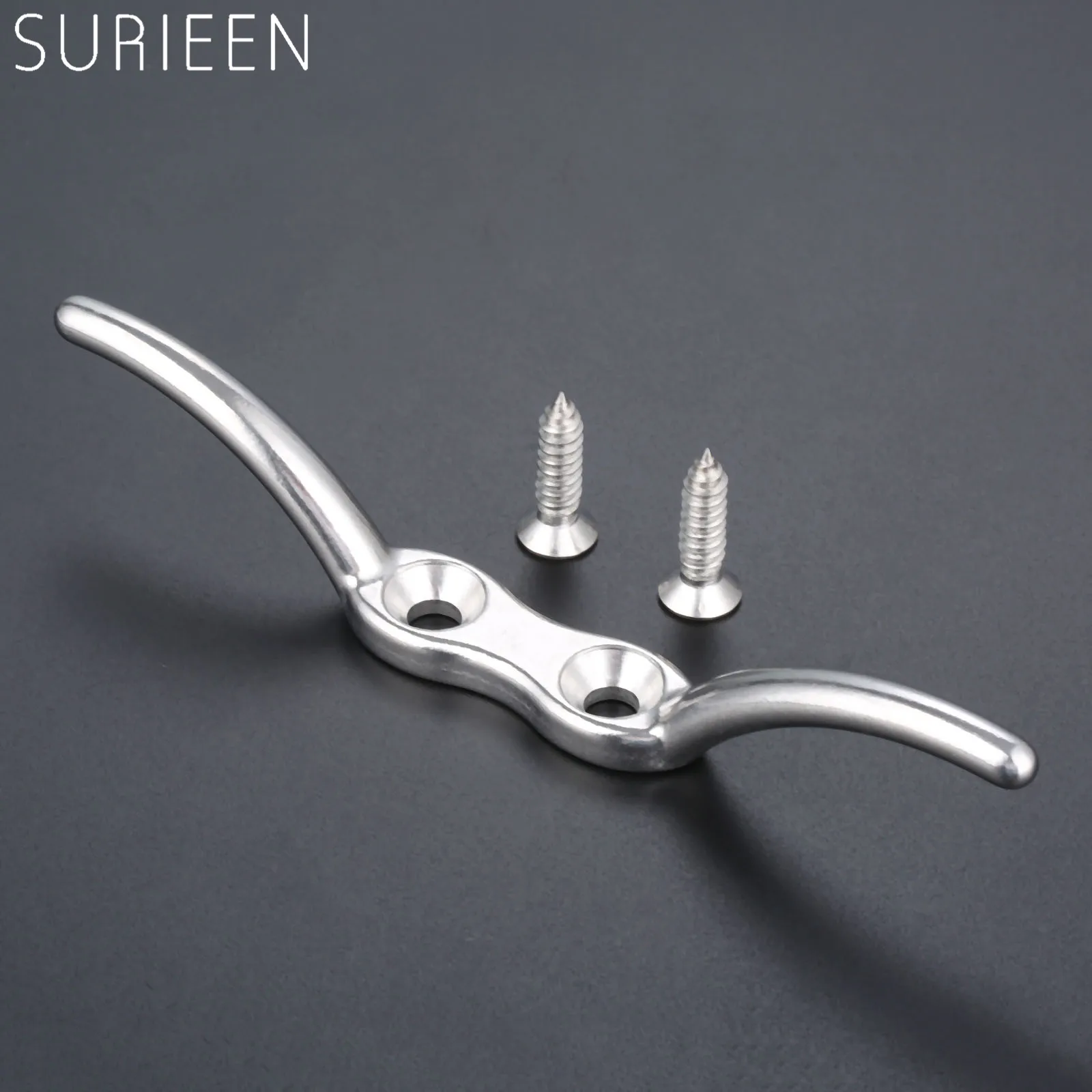 6 дюймов морской Нержавеющая сталь флагшток шипа зафиксированный крючок флаг