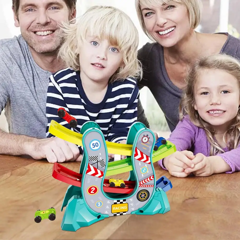 Гоночный трек для малышей детская гоночная трасса игрушка с стабильной базой