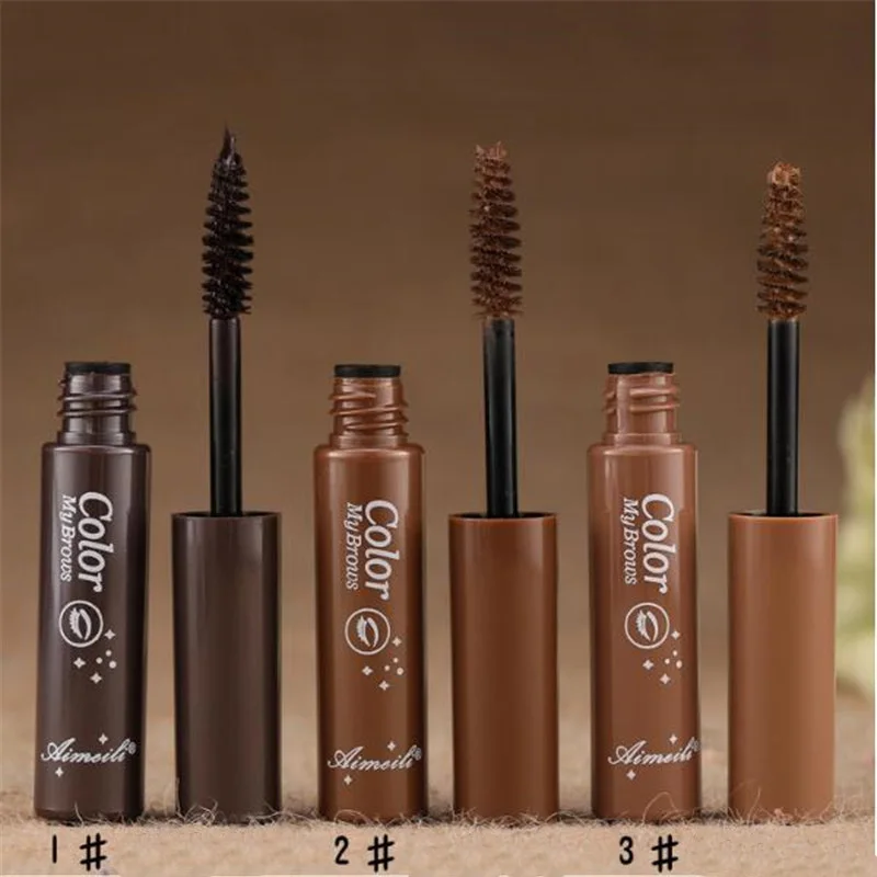 

3 Colors Long Lasting Waterproof Eyebrow Mascara Cream Eye Brow Shadow Makeup Beauty Comstic Tools With Brush