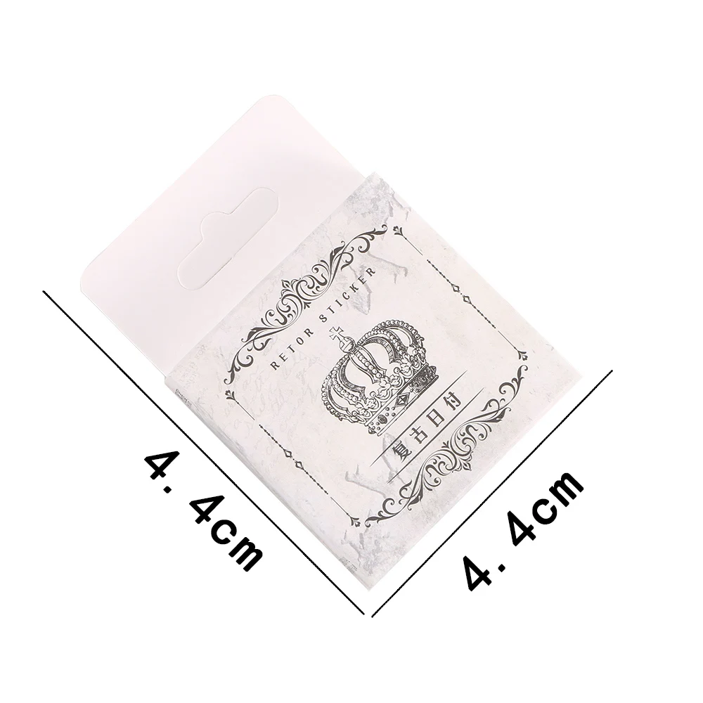 45 листов/коробка винтажный герметичный стержень с цифрами бумажная наклейка для