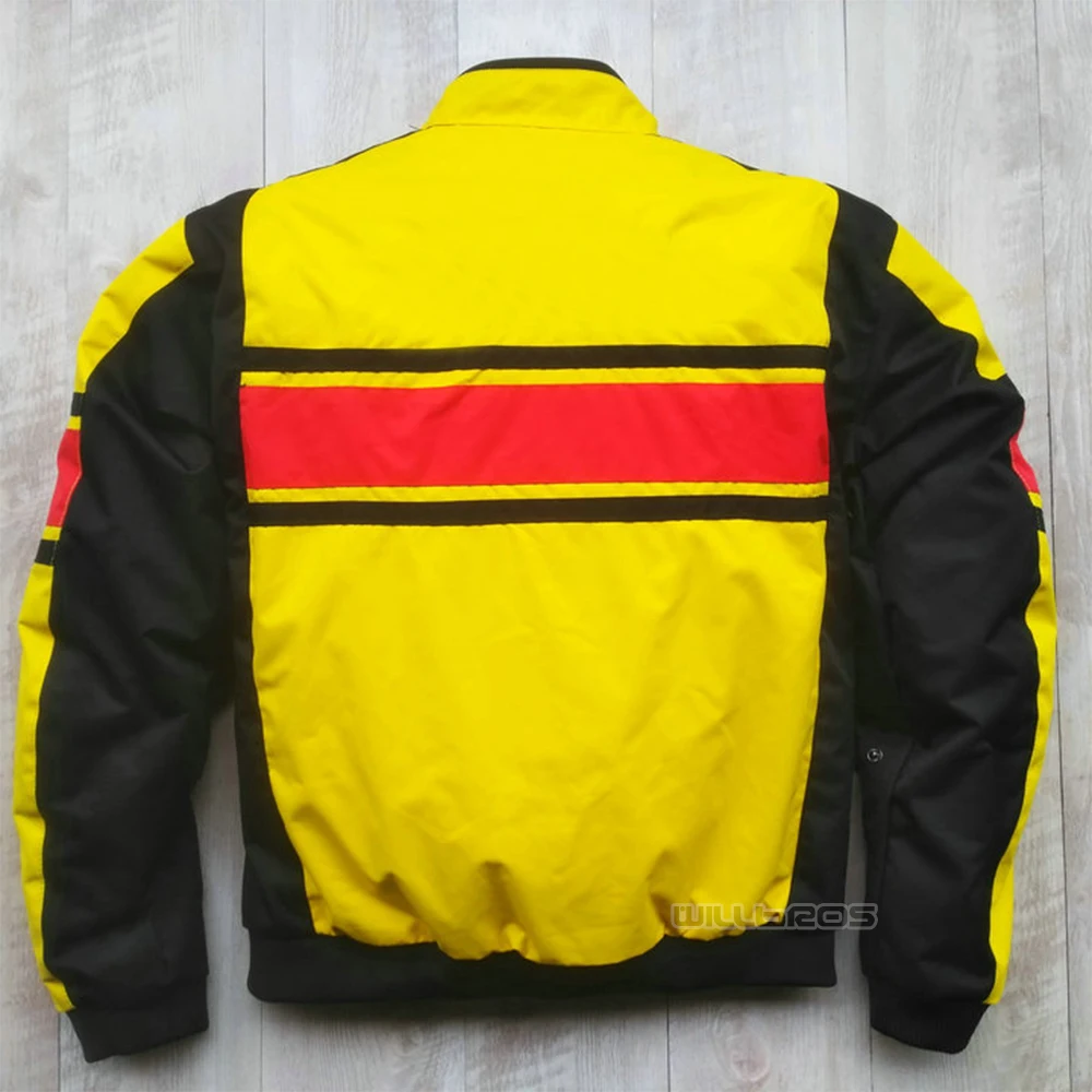 

White Jackets For YAMAHA Motocross Motorbike Scooter ATV Bike Riding Jacket With Protector