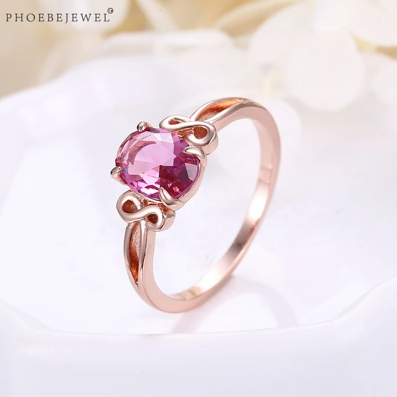 Женские кольца цвета розового золота с фианитами ААА для вечеринки свадьбы