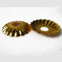 10pcs gold chrome color size 35mm 45mm petals cover decorative cover member pineapple lamp accessories