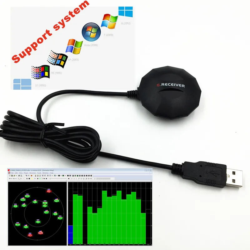 Módulo de Interface Chip de Navegação por Satélite e Módulo de Posicionamento Receptor Ublox Usb Gps 8030