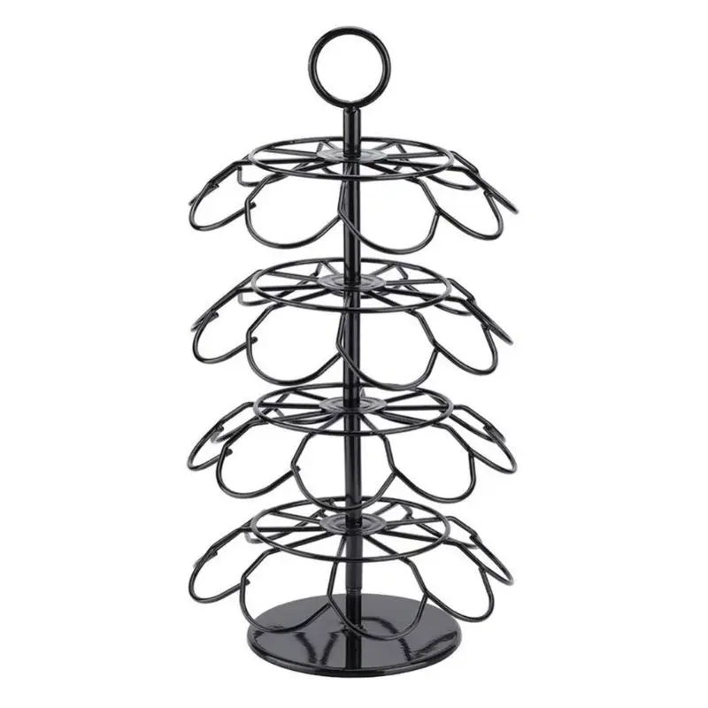 

Coffee Rack Capsules Holder Rack Rotary Capsule Tower Stand for k-cup Coffee
