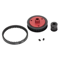 belt drive transmission gear system for 110 scale rc car crawler axial scx10 scx10 ii 90046 upgrade diy parts accs