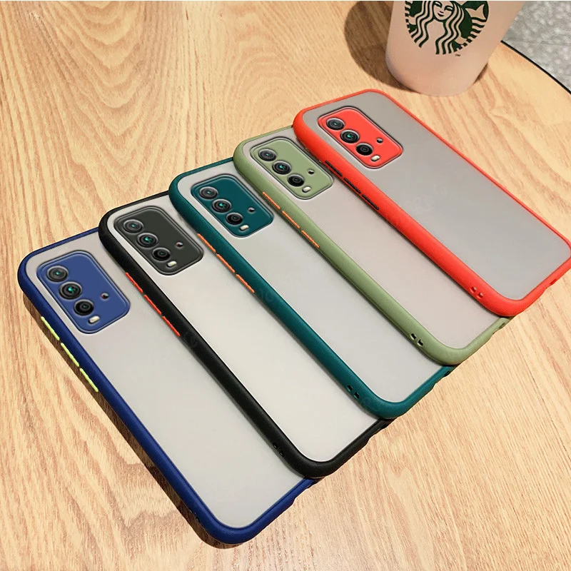 Shockproof Phone Case Back Cover For Xiaomi Redmi 9T Case For Redmi 9T Luxury Translucent PC Soft Case For Redmi 9 9A 9C 9T Case