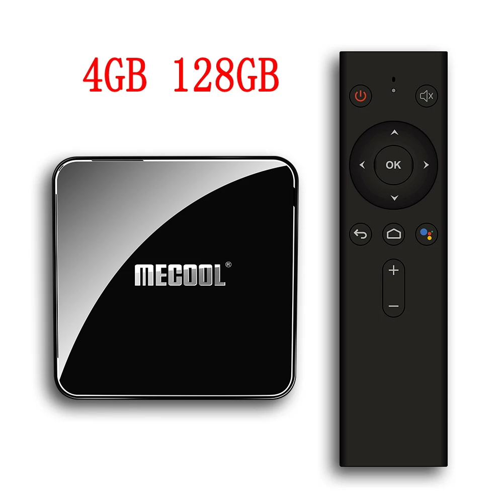 Черный MECOOL KM3 ТВ Android tv Google Сертифицированный Android 9,0 tv Box 4 Гб 64 Гб 128 ГБ Amlogic S905X2 4K 5G Dual Wifi BT4.0 KM9 PRO 4G 32 ГБ - Цвет: Черный