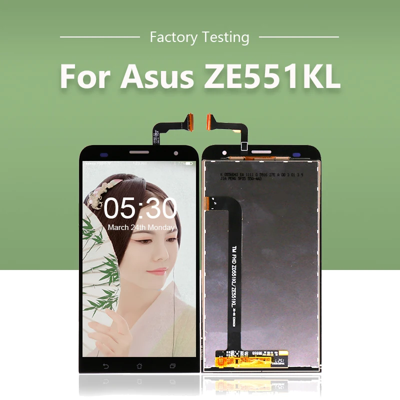 Для Asus Zenfone 2 Laser ZE551KL Z00TD ЖК-дисплей + сенсорный дигитайзер в сборе для LCD Мобильный
