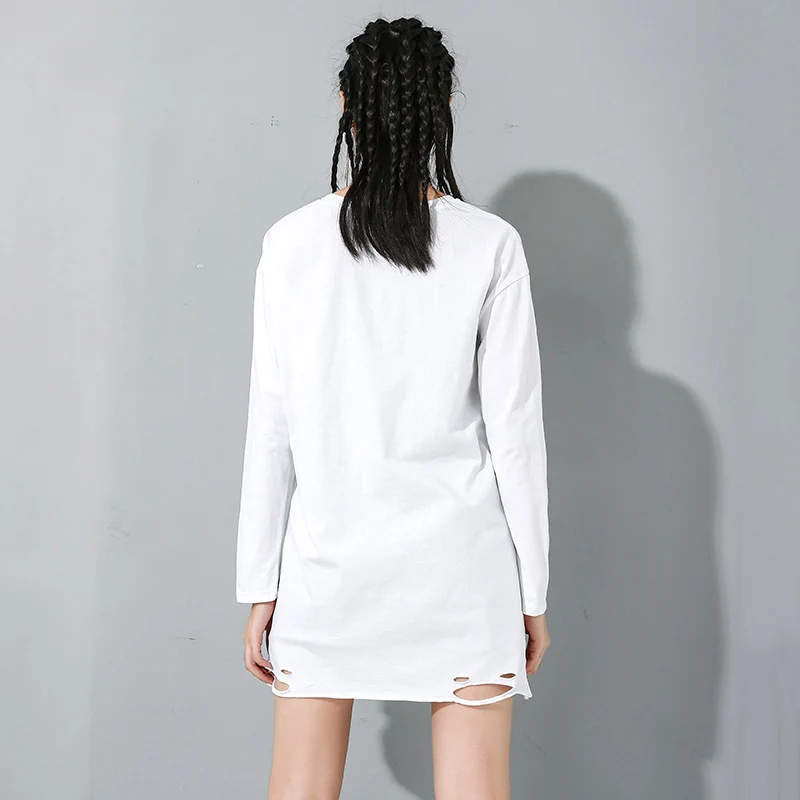 XITAO Hole Goddess Fan плиссированная футболка модная новинка 2020 спринт открытая