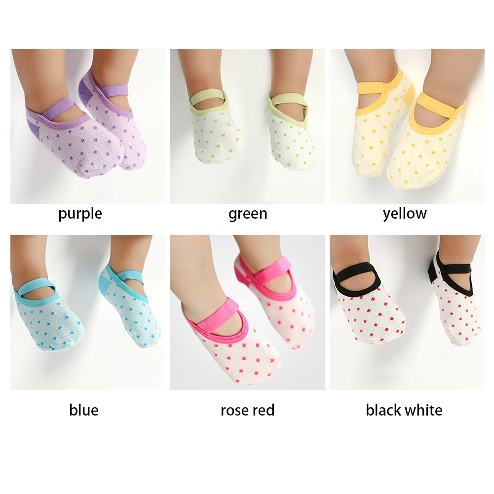 

Lovely Dots Baby Floor Socks Summer Cotton Cute Non-slip Boys Girls Newborn Infant Cartoon Soft Floor Ankle Socks