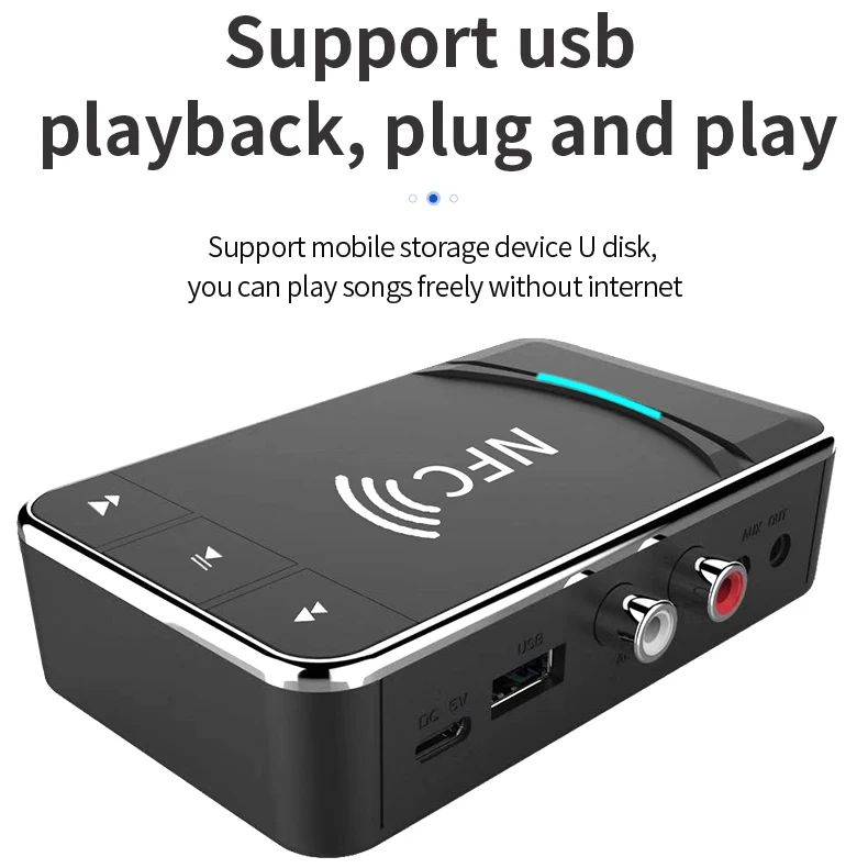 BT2000 NFC-Bluetooth прием и передача Combo A2Dp Aux 3 5 мм Rca разъем Usb Смарт-воспроизведение