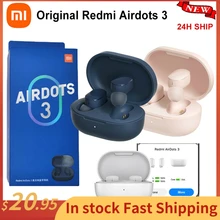 Xiaomi Redmi Airdots 3 Mi True Wireless Earphone Bluetooth 5.2 aptX Adaptive Stereo Bass With Mic Auto Link CD-level TWS buds 3