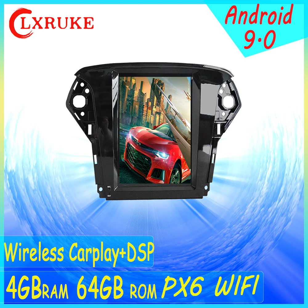 

Tesla Style Android 9.0 Touch screen Car Multimedia Video Player For Ford Mondeo2011-2015 GPS Audio Radio stereo 2 din head unit