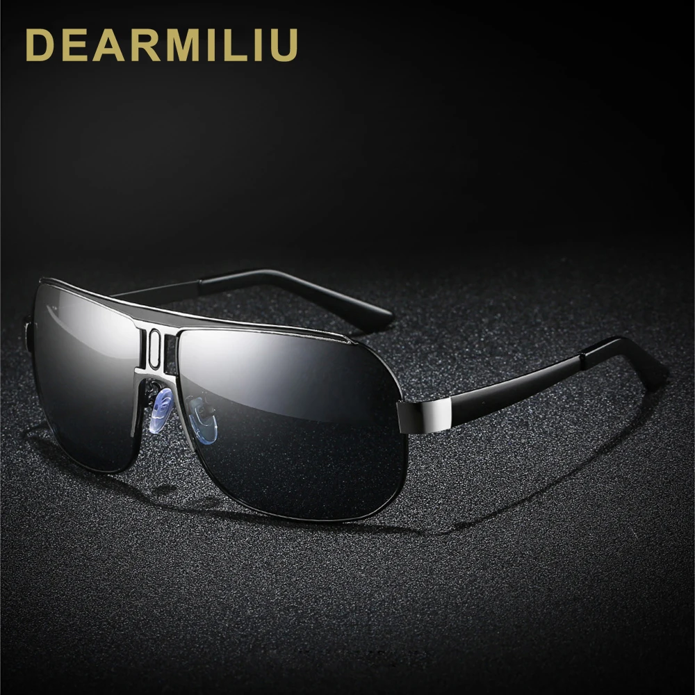 

Мужские солнцезащитные очки для вождения DEARMILIU, поляризационные солнцезащитные очки большого размера с защитой UV400, аксессуары для мужчин, ...