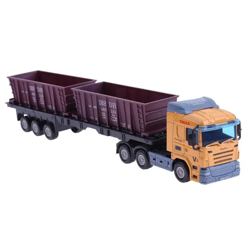 

Kids Truck Toys 1:48 Europ Transport Container Carriage Alloy Vehicle Model Car Toy Truck Toys Vehicle Simulation Kids Gifts