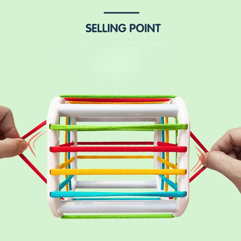 Кубическая игрушка многоцветный пластиковый кубик для обучения Настольная