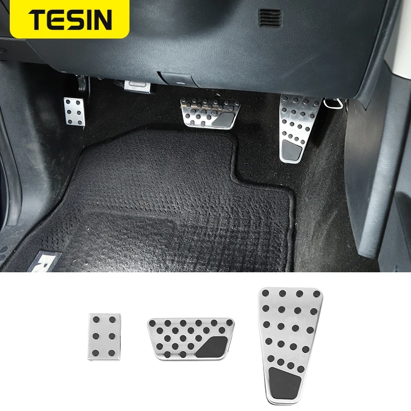 

TESIN Car Foot Accelerator Pedal Brake Pedal Cover For Dodge Charger Ram 1500 Classic 2500 3500 4500 5500 2010-2020 Accessories