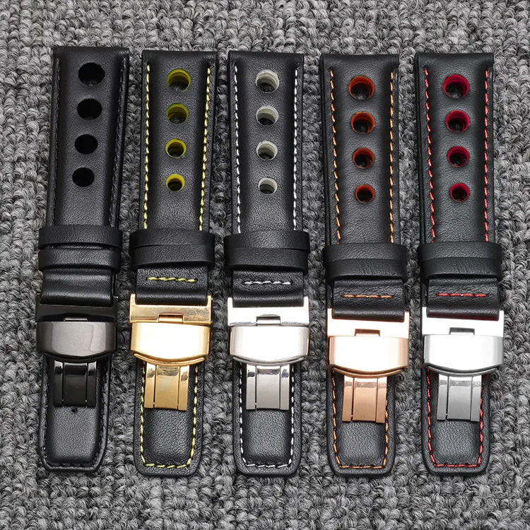 Кожаный ремешок для часов Tissot T91/1853/PRS516 Racing мужской сменный складной браслет из