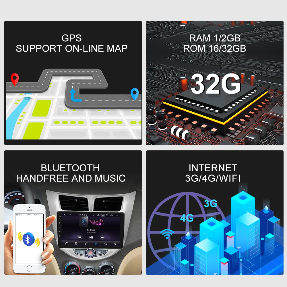 ISUDAR Автомагнитола для hyundai/Solaris/Verna/Accent 2 din Android 9 Авторадио Мультимедиа gps ram 2 Гб rom 32 ГБ USB DVR AHD камера