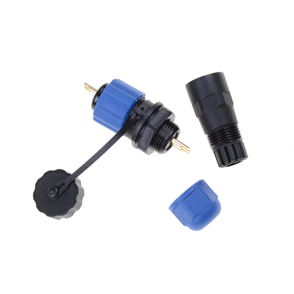 

1X SP13-2 2 pin waterproof connector Power Cable Connectors IP68 Plug Socket