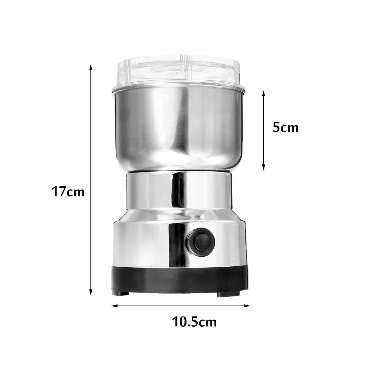 

Becornce Electric Stainless Steel Coffee Bean Grinder Home Grinding Milling Machine Mill EU Plug Coffee Accessories Kitchenware