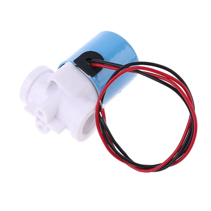 

G1/4\" Solenoid Valve Plastic Normally Closed 2 Way 12V DC 0-120PSI 28TC