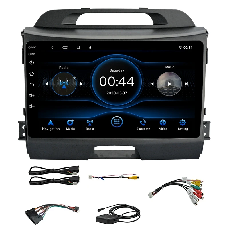 

2Din Android 10.1 Car Radio Multimedia Player Gps Navigatio with DSP 2G+16G for Kia Sportage 2007-2011
