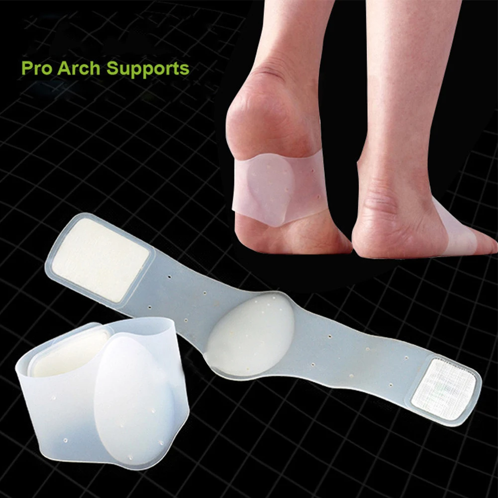 

1 Pair Correction Flat Feet Protection Reusable Insoles Bandage Unisex Relief Fasciitis Silicone Gel Orthotic Soft Arch Support