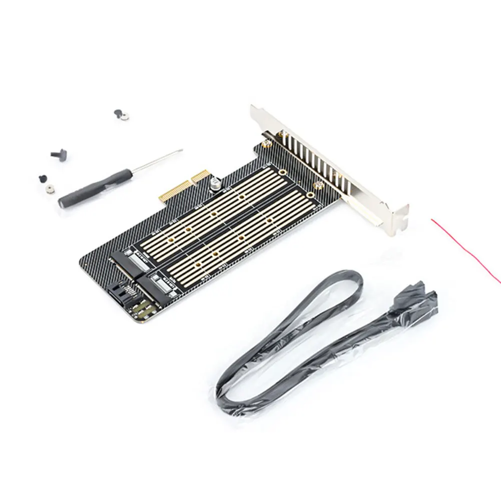 двойной адаптер m 2 pcie pci e express 30 x4 на m 2 nvme m key sata