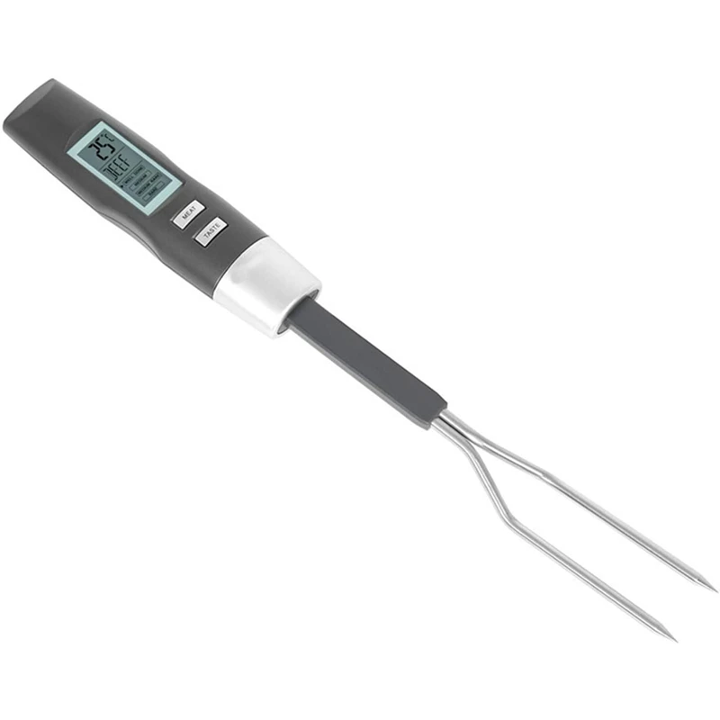 Фото Вилка с термометром для мяса вилка барбекю цифровой вилочный термометр цифровая
